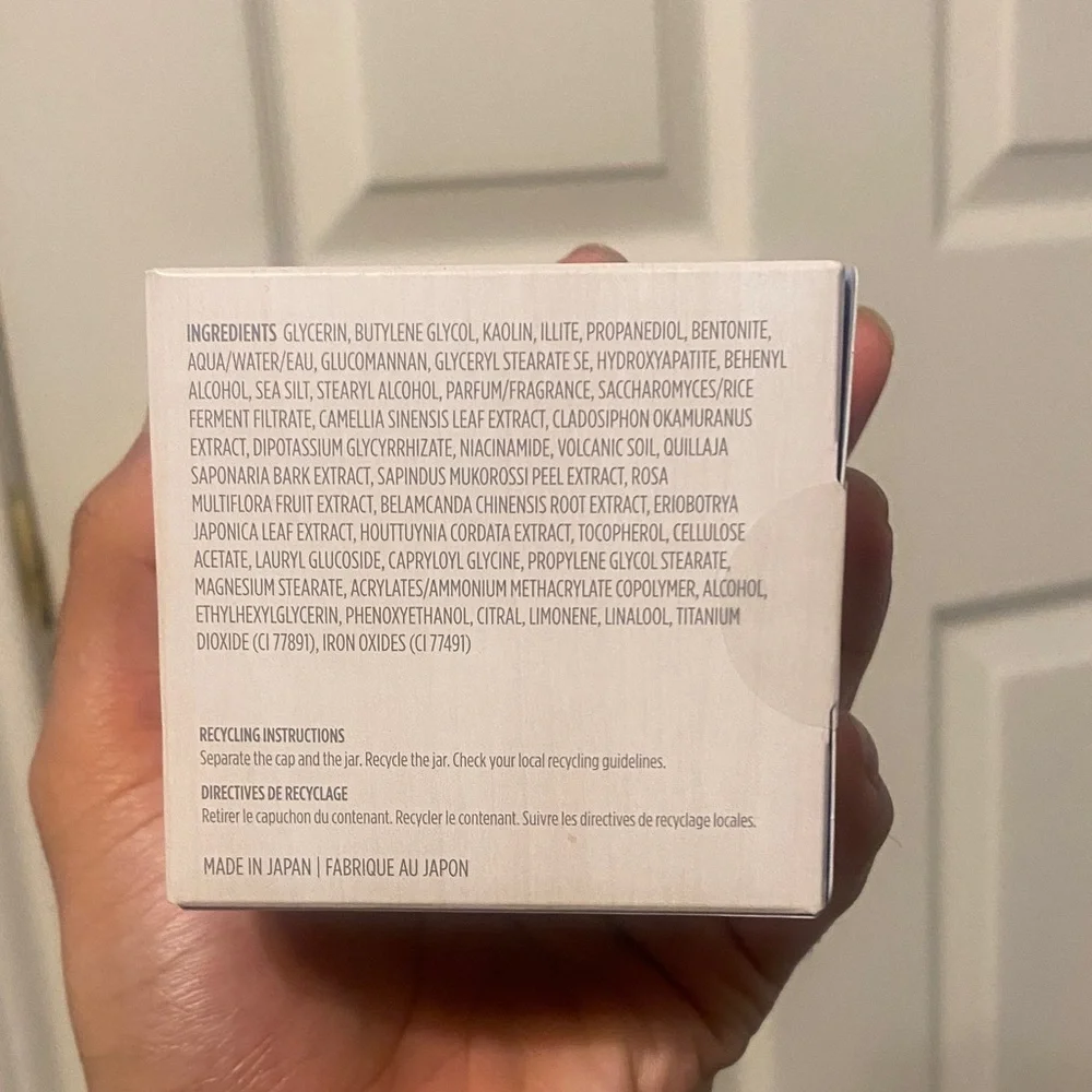Tatcha Clarifying Clay Mask in Elegant White and Gold